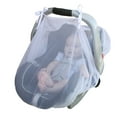 thumbnail image 1 of Jolly Jumper Infant Car Seat Net | Breathable Mesh Insect Cover with Elasticized Trim & Adjustable Ties | Fits All Infant Car Seats, 1 of 3