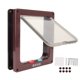thumbnail image 2 of Puerta con solapa para gatos fijada de forma segura Bloqueo de 4 vías Fácil instalación Reduce el ruido Puerta para mascotas para puertas interiores y exteriores ANGGREK Otros, 2 of 8