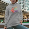 thumbnail image 2 of Let's Get Cray with a Crawfish or Crayfish Art Merch Gift, Heather Grey Hooded Sweatshirt or Hoodie, 3XL, 2 of 5