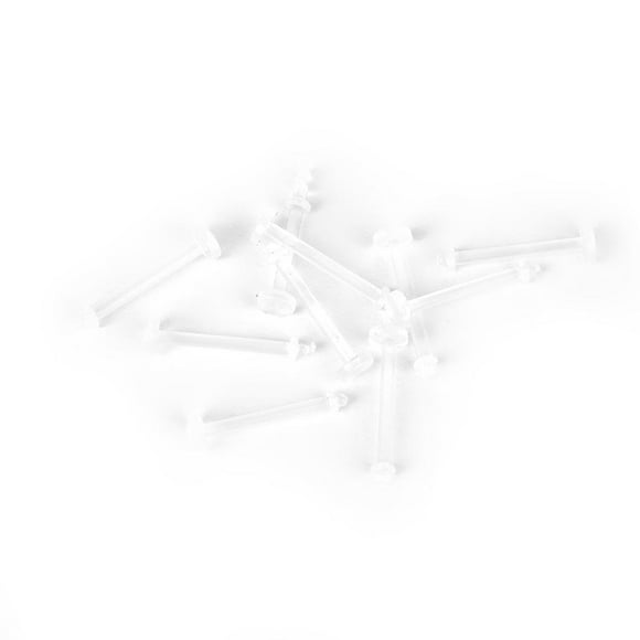 10pcs Claire O- Barres Acryliques Corps de Retenue Bijoux