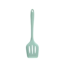 SHIMELE Silicone Spatula Stir Fry Spatula Non Stick Turner Cooking Utensil Kitchen Frying Spatula Heat Resistant Leak Proof Slotted Design Non Slip Handle Dishwasher Safe