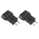 thumbnail image 1 of Enchufe De EE. UU. Al Adaptador De Corriente Estándar De La UE, Estable A Prueba De Agua 2 Piezas 1-15P Al Adaptador De Corriente De La UE Plug And Play Macho A Hembra Portátil, 1 of 7