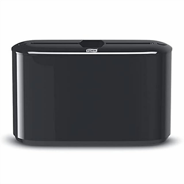 Dispensador de toallas de mano múltiples para encimera Tork Xpress, color negro