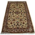 thumbnail image 1 of Beige Yellow Ivory Touch Exclusive Oriental Area Rug Hand Knotted Wool Silk Carpet (5 x 3)', 1 of 8