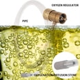 thumbnail image 2 of 2 Pack Aeration Stone 0.5 Micron Stainless Steel Oxygenation Diffusion 1/4 Inch Barb, 2 of 6