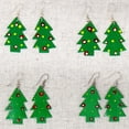 thumbnail image 4 of Set of 10 Painted Tin Christmas Tree Earrings Creative Alternatives, 4 of 4