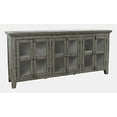 thumbnail image 3 of Jofran Rustic Shores 70" Coastal Distressed Acacia Six-Door Sideboard Cabinet, 3 of 8