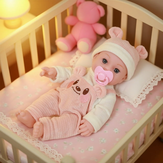 Fesfesfes Simulation Doll Figure Realistic Pouting Toy Cool Doll Dress Up Stylish Gift for Boys and Girls Cute Design Changeable Outfits Fashionable Appearance