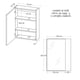 thumbnail image 3 of Gabinete De Baño Guali Miel 60x45x15 con Espejo MDP, 3 of 8