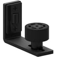 thumbnail image 1 of Sliding barn door bottom floor tracks, adjustable rollers, wall mounting system, smooth and quiet, 1 of 5