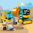 thumbnail image 3 of LEGO Juguete de construcción Duplo® Construction 10931 Camión y Excavadora con Orugas (20 Piezas), 3 of 7
