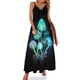 thumbnail image 1 of Vestido sin mangas con hongos azules brillantes Ropa de verano para mujer Vestido femenino, 1 of 7