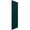 thumbnail image 3 of Ekena Millwork 18"W x 79"H True Fit PVC Two Equal Raised Panel Shutters, Thermal Green (Per Pair - Hardware Not Included), 3 of 10