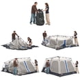 thumbnail image 4 of Coleman 8 Person Instant Camping Fabric Family Dome Tent with Rainfly, 4 of 7