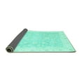 thumbnail image 2 of Ahgly Company Indoor Rectangle Oriental Turquoise Blue Traditional Area Rugs, 8' x 10', 2 of 4