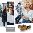 thumbnail image 5 of Womens Slip-ons Loafers Shoes for Womens Fashion Sneakers Comfortable Walking Flats Casual Leopard Size 8, 5 of 8
