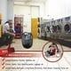 thumbnail image 5 of [Reforzado] Cesto para la colada emergente de malla fuerte,con asas duraderas Marco de acero de alto carbono con fondo sólido, fácil de abrir y plegar para almacenamiento, negro oso de fresa Hogar, 5 of 5