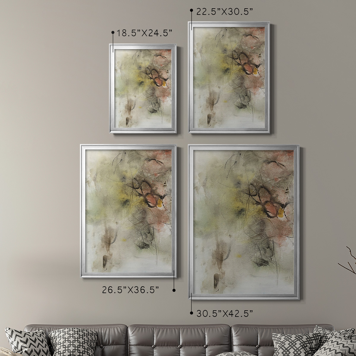 Soft Inspiration III Premium Framed Print, in Gold, Black, or Silver - Ready to Hang