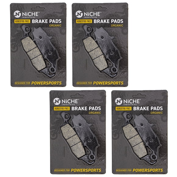 Niche Jeu de Plaquettes de Frein pour Moto Kawasaki Vulcan 800 Organiques, Lot de 4 519-KPA2485D
