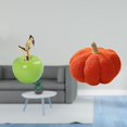 thumbnail image 2 of Escultura de fruta de cerámica y almohada, adorno decorativo para el hogar, cafetería, estudio, dormitorio, sofá, decoración navideña., 2 of 8