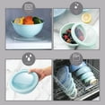 thumbnail image 5 of COOK WITH COLOR 12-Pc Mixing Bowls with Lids Set Plastic Bowls for Kitchen, Blue, 5 of 6