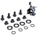 thumbnail image 1 of Kit De Tornillos De Abrazadera De Freno De Bicicleta C, 16 Piezas Kit De Pernos De Freno De Pinza De Bicicleta De Carretera C Perno De Fijación De Pinza De Freno C De aleación De, 1 of 7