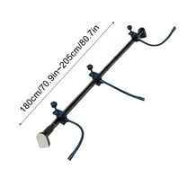 Anhility Adjustable Heavy-Duty Garland Hanger for Door Frame, No Screws No Drilling Easy Assembly Glue-Free Damage Free, Christmas Holiday Decoration Holder for Wreaths Lights Garland (70.9-80.7in)