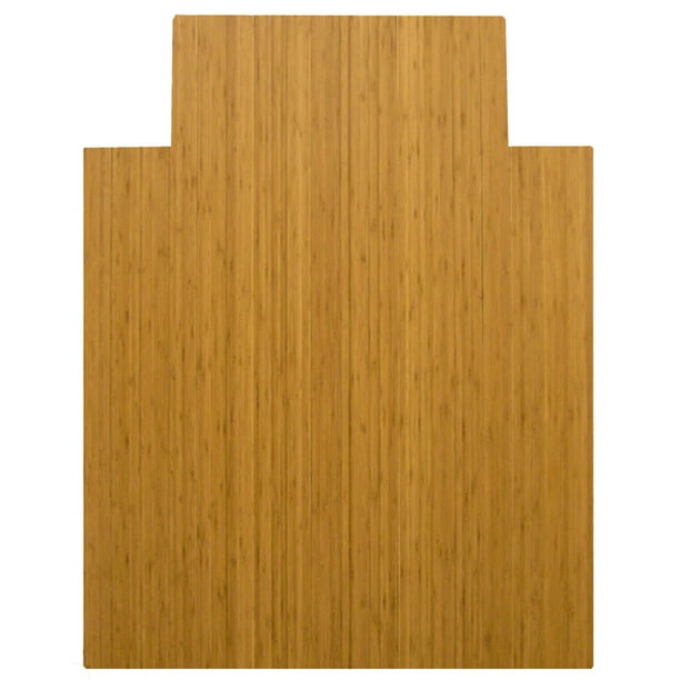 Anji Mountain Bamboo 36 x 48 Chair Mat for Carpet and Hard Floor