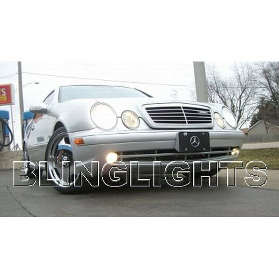 For The 2000 2001 2002 Mercedes-Benz CLK55 AMG Xenon Fog Lights Driving Lamps Foglamps Kit clk 55