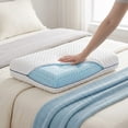 thumbnail image 6 of Foam Pillow - King Size - 1-Pack - Medium Plush Feel - Neck and Shoulder Support - Side, Stomach, and Back Sleepers - Home, Hotel, & Hospital Essentials, 6 of 7
