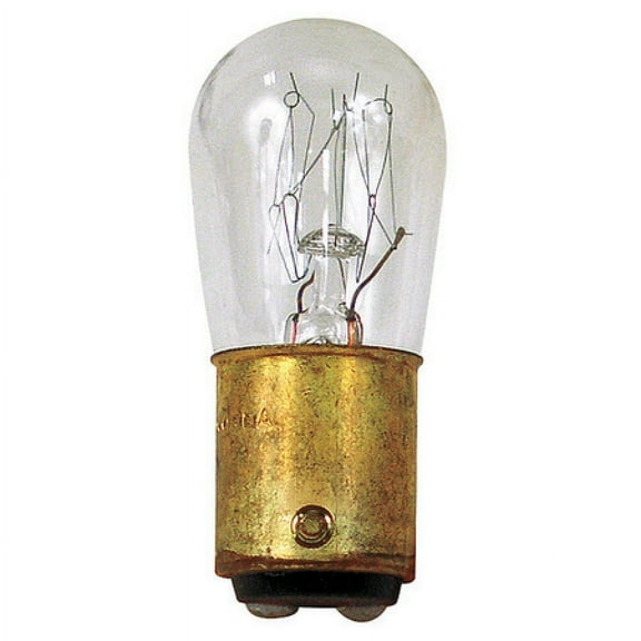 10.0 Watts Incandescent Lamp, S6, Double Contact Bayonet (BA15d), 66 Lumens