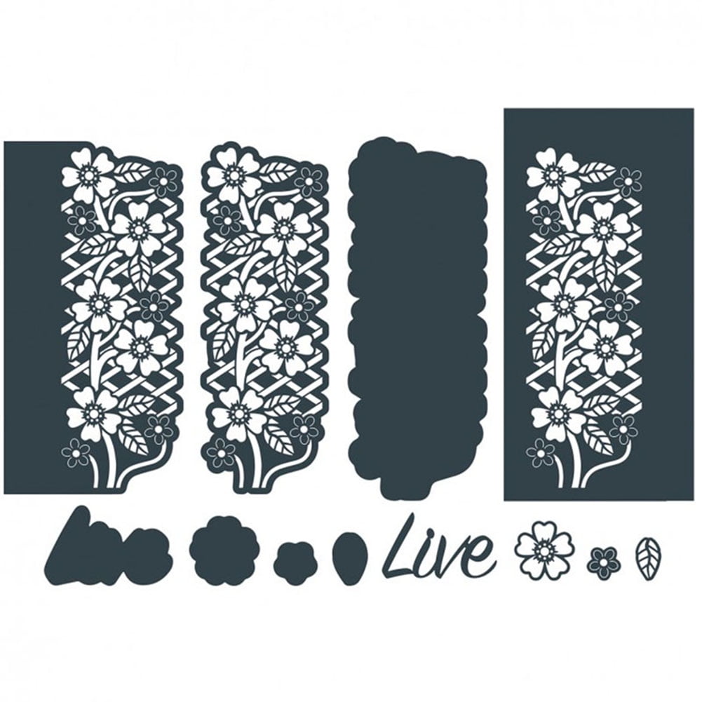 Garden Gates Metal Cutting Dies Stamps Embossing Stencil For Diy Scrapbooking