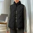 thumbnail image 7 of Uootdi Women's Lightweight Down Vest Puffer Sleeveless Jacket Stand Collar Zipper Warm Winter Outerwear with Pockets, 7 of 7