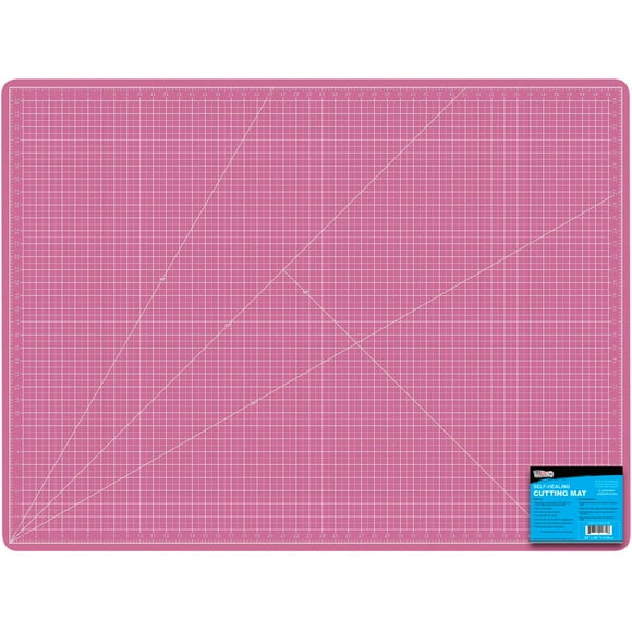 US Art Supply 36" x 48" PINK/BLUE Professional Self Healing 5-Ply Double Sided Durable Non-Slip PVC Cutting Mat Great for Scrapbooking, Quilting, Sewing and all Arts & Crafts Projects
