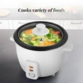 thumbnail image 4 of Elite Cuisine ERC500 6 Cup Non-Stick Rice Cooker with Steam Tray, 4 of 4