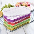 thumbnail image 2 of Juego de 4 bandejas para cubitos de hielo de silicona con tapa, ahorran espacio, apilables, 2 of 5