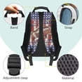 thumbnail image 4 of Yuyamidu Rugby School Backpack for Boys Girls 6-8 American Flag Kids Backpacks 4th Grade Elementary Middle School Backpacks 17 Inch Book Bags, 4 of 7