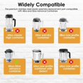 thumbnail image 4 of Blender Blade Replacement Part for 15990 Blender Blade Assembly 64 Oz & 32 Oz Containers Blade Assembly, 4 of 5