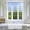 Blue Sky, variant on Gorgeous Home Line Solid Sheer Rod Pocket Window Valance, 55" x 18" V16 Gold