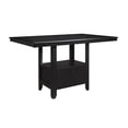 thumbnail image 2 of Bowery Hill 5-Piece Wood Counter Height Dining Set in Charcoal Gray, 2 of 13