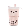 thumbnail image 2 of Convenient Pen Case Decorative Canvas Cartoon Shape Folding Stationery Organizer Box for Home, 2 of 8