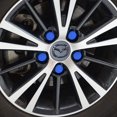 thumbnail image 2 of 4 Pcs Embouts Centraux de Roue pour Mazda, 56mm / 2.2 Pouces Embouts de Moyeu de Roue de Voiture ABS (Noir), 2 of 4