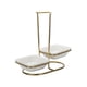 thumbnail image 3 of Cucharones para sopa, soportes para cucharas de pie, soporte vertical de acero inoxidable, cucharón vertical cuadrado doble, 3 of 9