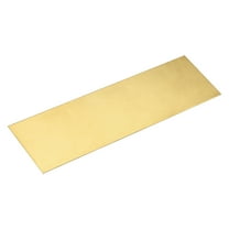 Uxcell Brass Sheet, 12" x 4" Metal Sheets 0.03" Thickness Brass Plates for Industry