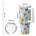thumbnail image 4 of Bingfone Elephant Tree for 40 Oz Stainless Steel Travel Mug Double Wall Water Coffee Cup for Home,Office, Outdoor Works Great for Ice Drinks and Hot Beverage, 4 of 8