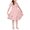 Pig Heart, variant on Yuyamidu Cute Pig Swing Dress Summer Beach Dress Pink Outdoor Activities Short Sleeve Jumpskirt Casual Round Neck Pleated Swing Sundress Heart Princess Dresses for Kids Girls 5-6