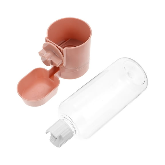 LITINKIMI Dog Crate Water Bowl Pink 1Set 9.4x4.7x4.7in