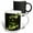 Multicolor, variant on 3drose, Forest Fog Woodland Landscape Painting, 15oz Two-tone Black Mug