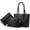 Black-3pcs, variant on Handbags for Women, Classic Black Purses Work Tote Bag,Top Handle Shoulder Bag-Large & Black