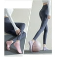 thumbnail image 3 of 4 Pairs Grippy Pilates Socks for Women - Non Slip Grip Socks for Yoga, Barre, Hospital, Barefoot, One Size Fits Most, 3 of 6